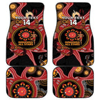 Custom Australia Indigenous Rugby Car Mats 2024 Aboriginal All Stars