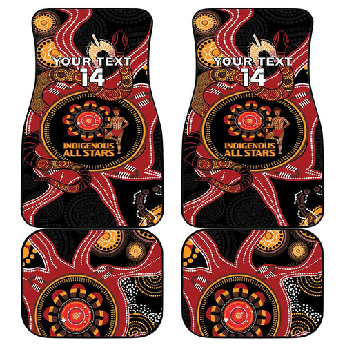 Custom Australia Indigenous Rugby Car Mats 2024 Aboriginal All Stars