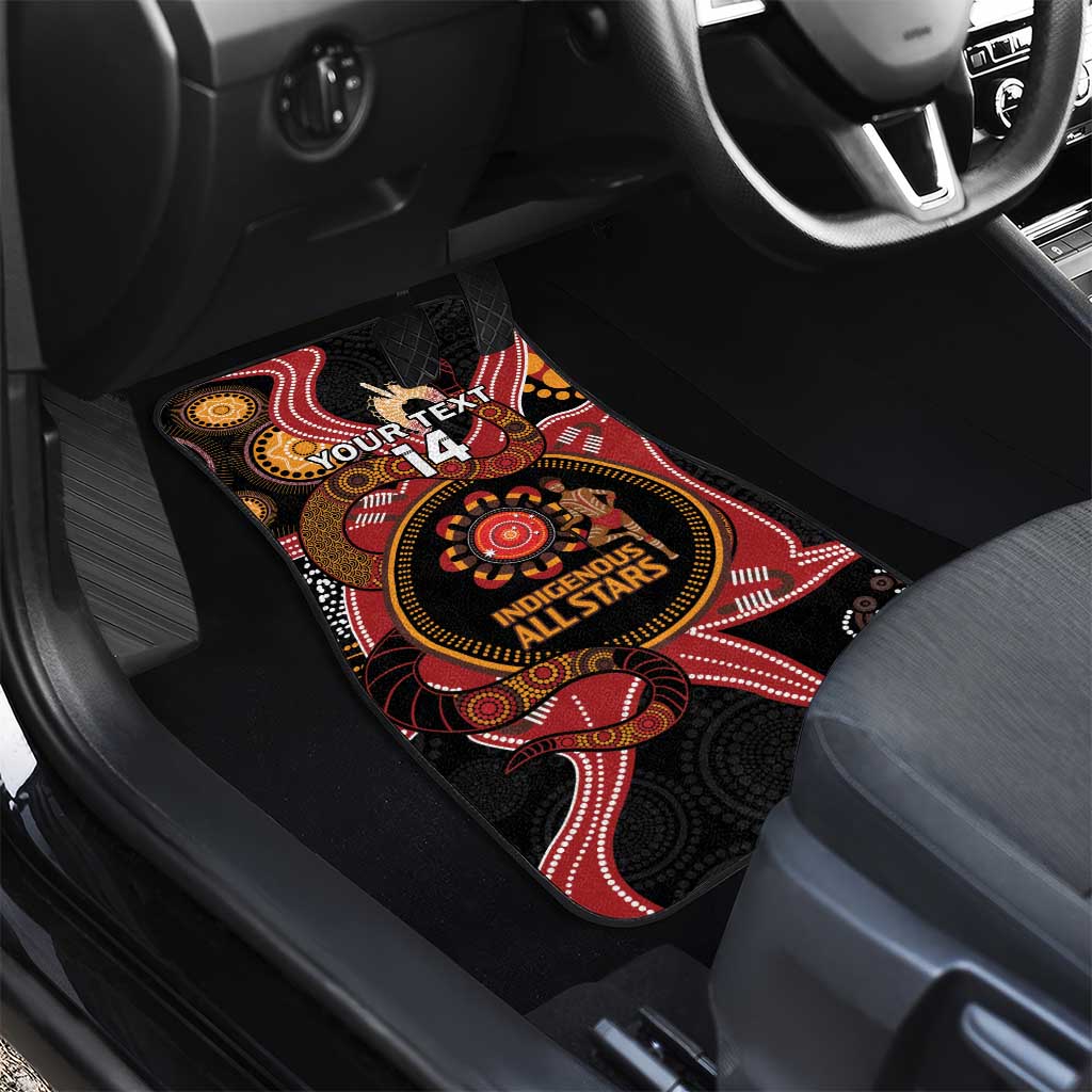 Custom Australia Indigenous Rugby Car Mats 2024 Aboriginal All Stars