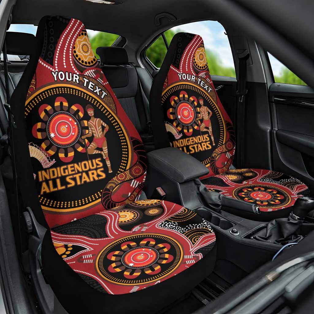 Custom Australia Indigenous Rugby Car Seat Cover 2024 Aboriginal All Stars