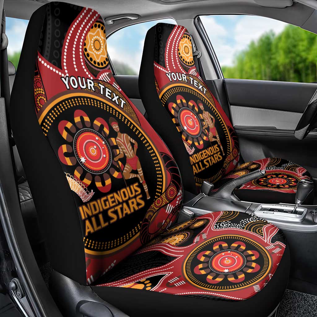 Custom Australia Indigenous Rugby Car Seat Cover 2024 Aboriginal All Stars