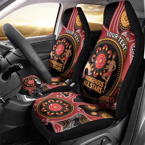 Custom Australia Indigenous Rugby Car Seat Cover 2024 Aboriginal All Stars