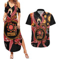 Custom Australia Indigenous Rugby Couples Matching Summer Maxi Dress and Hawaiian Shirt 2024 Aboriginal All Stars