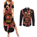 Custom Australia Indigenous Rugby Couples Matching Summer Maxi Dress and Long Sleeve Button Shirt 2024 Aboriginal All Stars