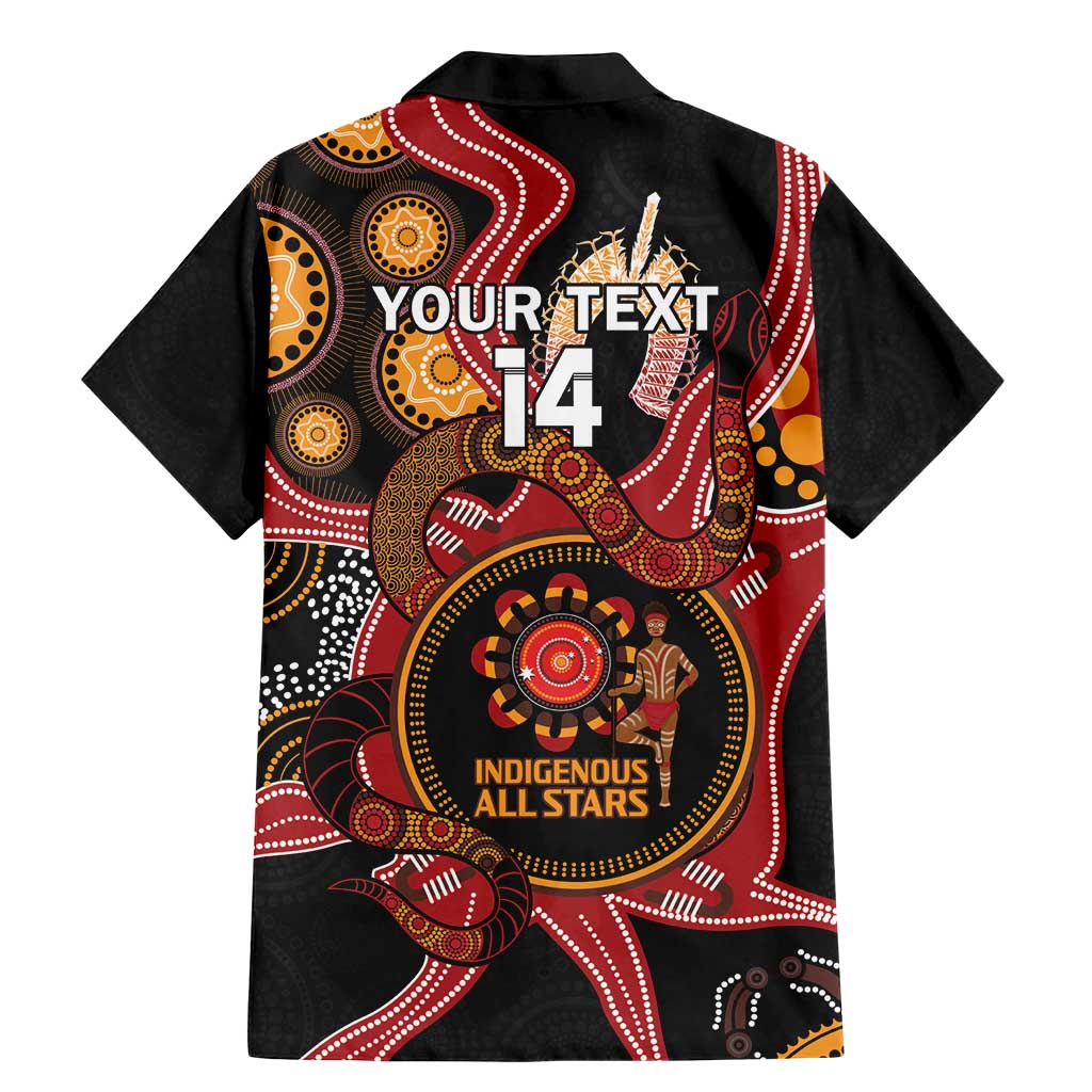 Custom Australia Indigenous Rugby Family Matching Mermaid Dress and Hawaiian Shirt 2024 Aboriginal All Stars
