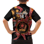 Custom Australia Indigenous Rugby Family Matching Puletasi and Hawaiian Shirt 2024 Aboriginal All Stars