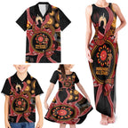 Custom Australia Indigenous Rugby Family Matching Tank Maxi Dress and Hawaiian Shirt 2024 Aboriginal All Stars