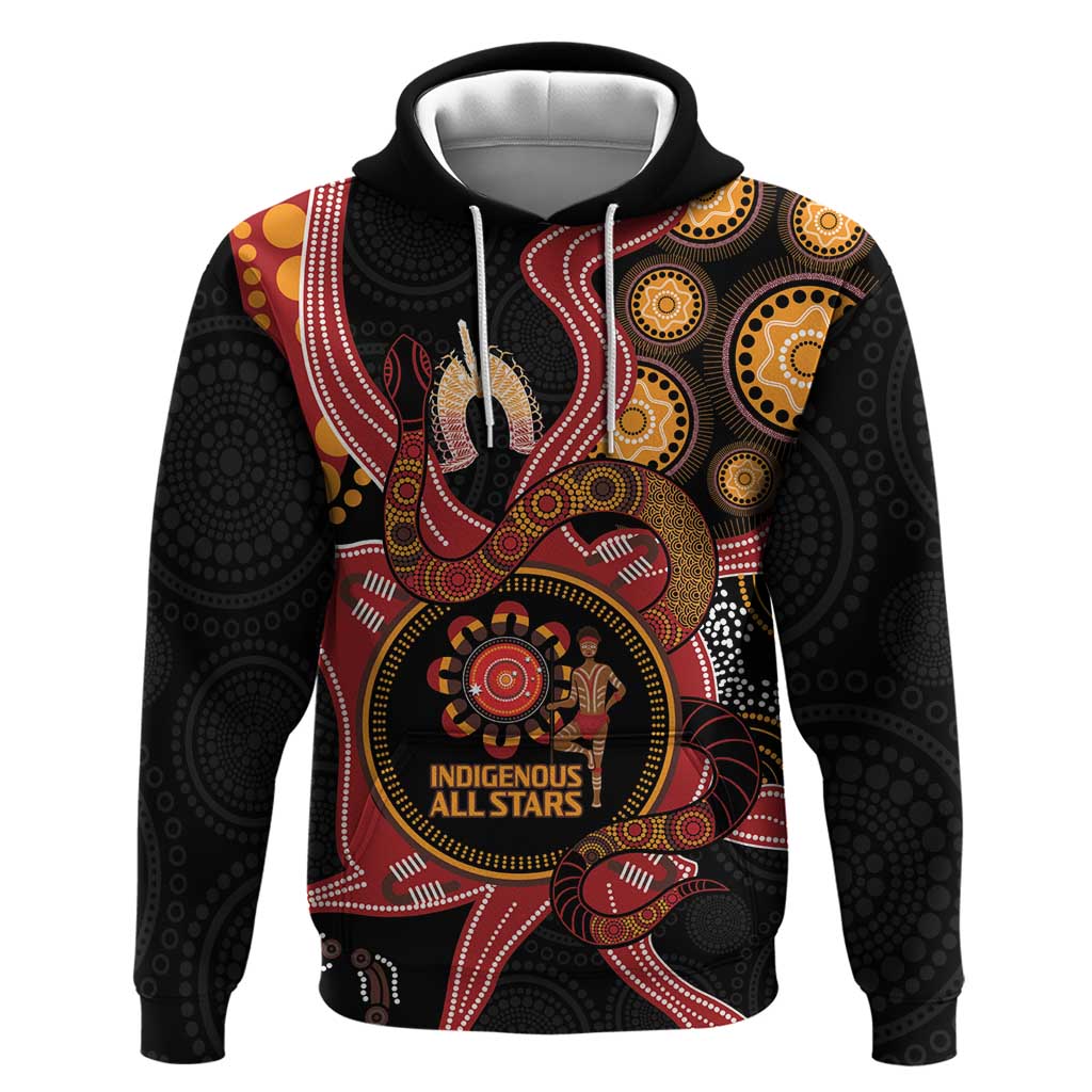 Custom Australia Indigenous Rugby Hoodie 2024 Aboriginal All Stars
