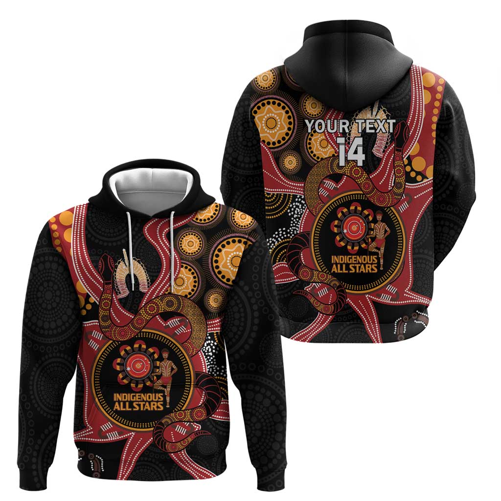 Custom Australia Indigenous Rugby Hoodie 2024 Aboriginal All Stars