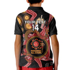 Custom Australia Indigenous Rugby Kid Polo Shirt 2024 Aboriginal All Stars
