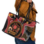 Custom Australia Indigenous Rugby Leather Tote Bag 2024 Aboriginal All Stars