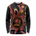 Custom Australia Indigenous Rugby Long Sleeve Shirt 2024 Aboriginal All Stars