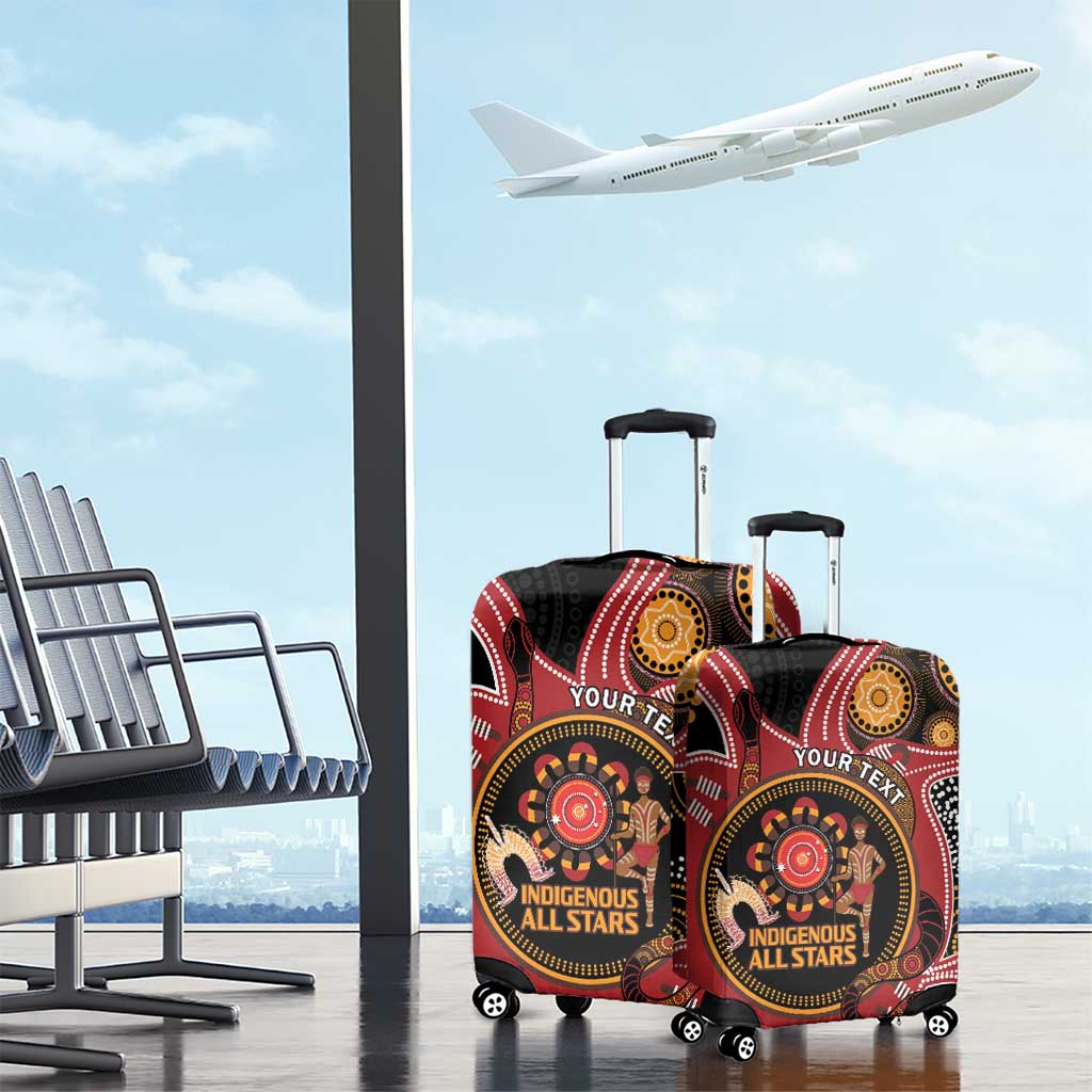 Custom Australia Indigenous Rugby Luggage Cover 2024 Aboriginal All Stars