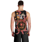 Custom Australia Indigenous Rugby Men Tank Top 2024 Aboriginal All Stars