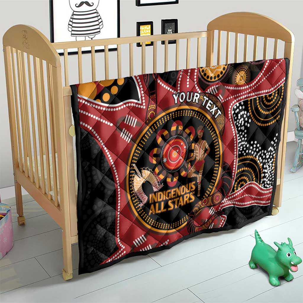 Custom Australia Indigenous Rugby Quilt 2024 Aboriginal All Stars