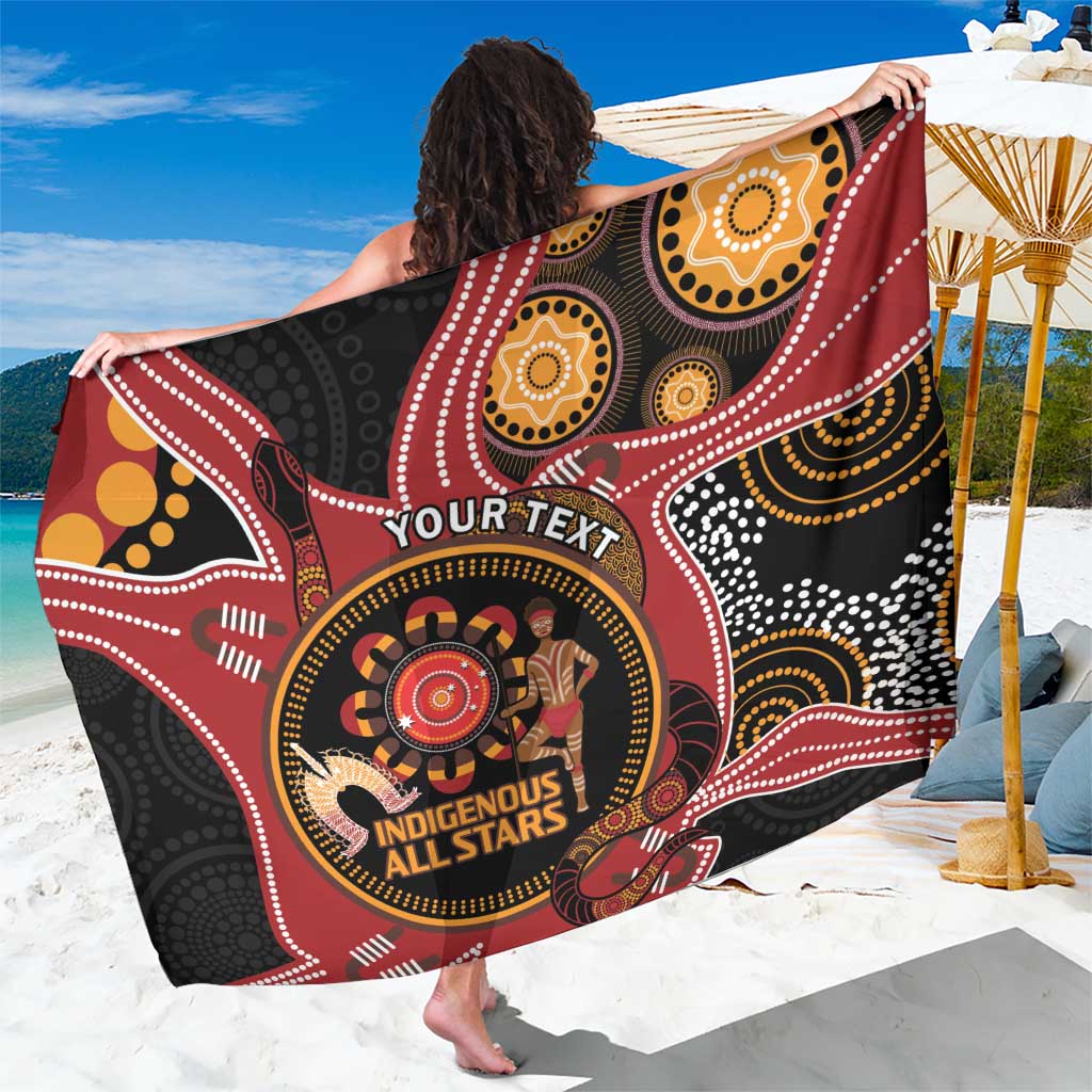 Custom Australia Indigenous Rugby Sarong 2024 Aboriginal All Stars