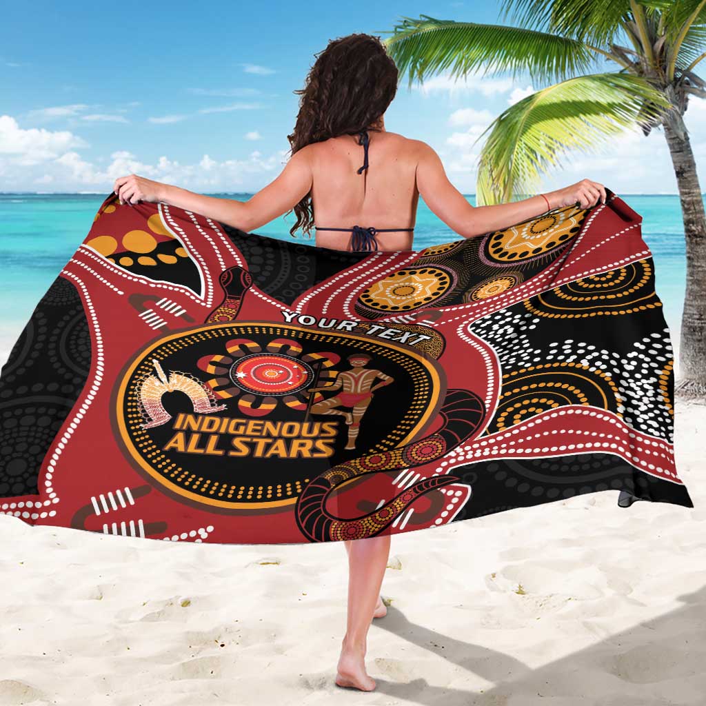 Custom Australia Indigenous Rugby Sarong 2024 Aboriginal All Stars
