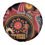 Custom Australia Indigenous Rugby Spare Tire Cover 2024 Aboriginal All Stars