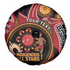 Custom Australia Indigenous Rugby Spare Tire Cover 2024 Aboriginal All Stars