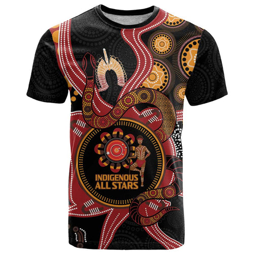 Custom Australia Indigenous Rugby T Shirt 2024 Aboriginal All Stars