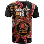 Custom Australia Indigenous Rugby T Shirt 2024 Aboriginal All Stars
