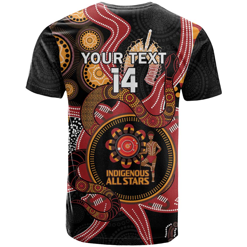 Custom Australia Indigenous Rugby T Shirt 2024 Aboriginal All Stars