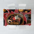 Custom Australia Indigenous Rugby Tablecloth 2024 Aboriginal All Stars