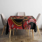 Custom Australia Indigenous Rugby Tablecloth 2024 Aboriginal All Stars