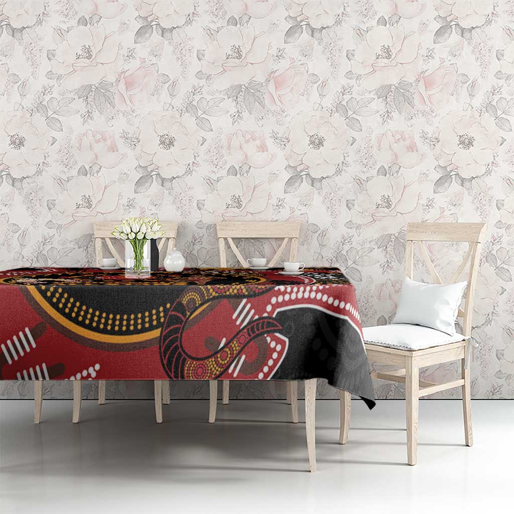Custom Australia Indigenous Rugby Tablecloth 2024 Aboriginal All Stars