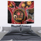 Custom Australia Indigenous Rugby Tapestry 2024 Aboriginal All Stars