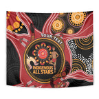 Custom Australia Indigenous Rugby Tapestry 2024 Aboriginal All Stars