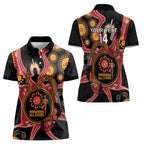 Custom Australia Indigenous Rugby Women Polo Shirt 2024 Aboriginal All Stars