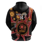 Custom Australia Indigenous Rugby Zip Hoodie 2024 Aboriginal All Stars