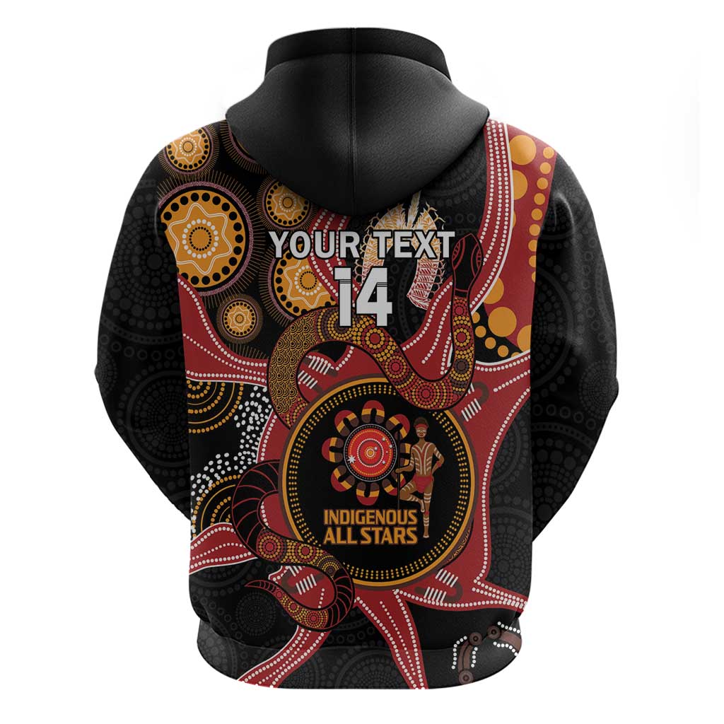 Custom Australia Indigenous Rugby Zip Hoodie 2024 Aboriginal All Stars