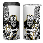 New Zealand Silver Fern Rugby 4 in 1 Can Cooler Tumbler All Black Maori Version White
