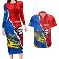 personalised-eels-and-knights-rugby-couples-matching-long-sleeve-bodycon-dress-and-hawaiian-shirt-2023-sporty-version