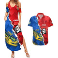 personalised-eels-and-knights-rugby-couples-matching-summer-maxi-dress-and-hawaiian-shirt-2023-sporty-version