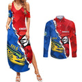 personalised-eels-and-knights-rugby-couples-matching-summer-maxi-dress-and-long-sleeve-button-shirts-2023-sporty-version