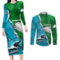 personalised-sharks-and-rabbitohs-rugby-couples-matching-long-sleeve-bodycon-dress-and-long-sleeve-button-shirts-2023-sporty-version