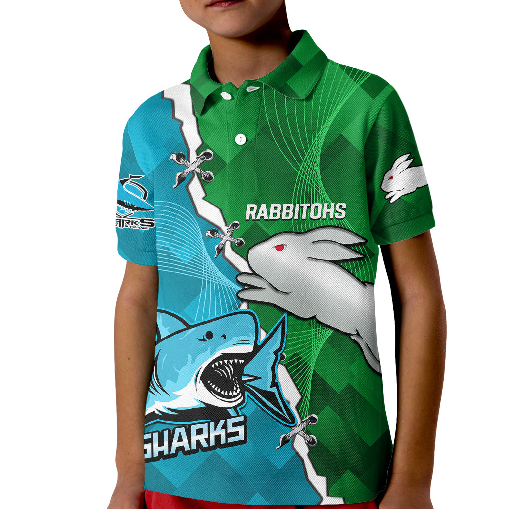 personalised-sharks-and-rabbitohs-rugby-kid-polo-shirt-2023-sporty-version