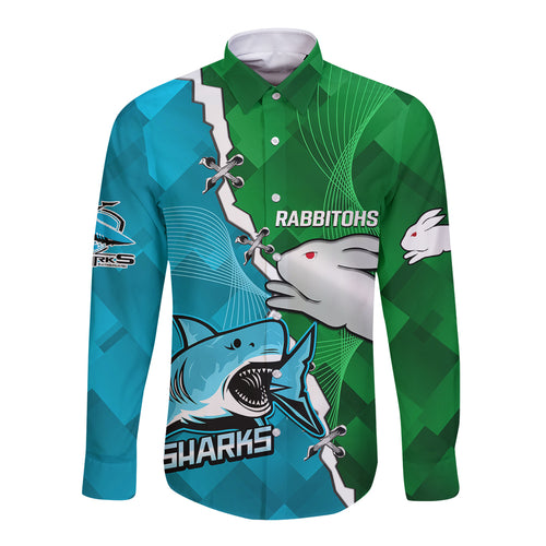 personalised-sharks-and-rabbitohs-rugby-long-sleeve-button-shirt-2023-sporty-version