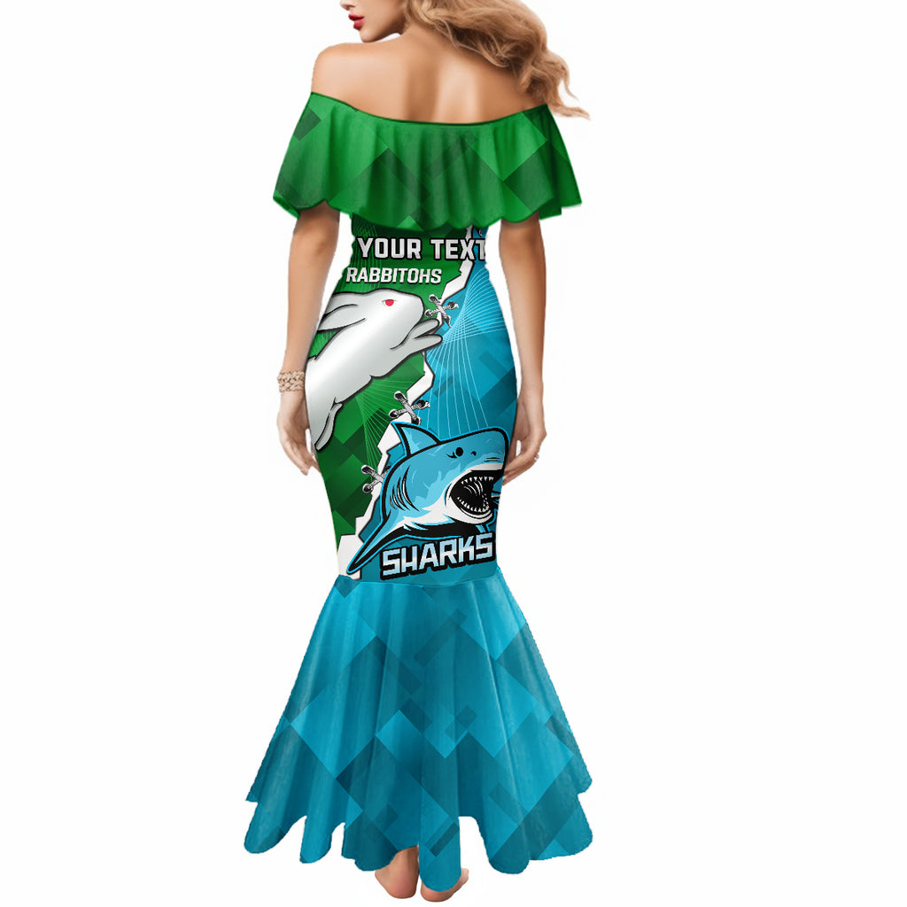 personalised-sharks-and-rabbitohs-rugby-mermaid-dress-2023-sporty-version