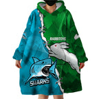 personalised-sharks-and-rabbitohs-rugby-wearable-blanket-hoodie-2023-sporty-version