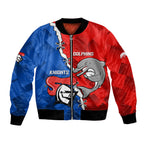 personalised-dolphins-and-knights-rugby-bomber-jacket-2023-sporty-version