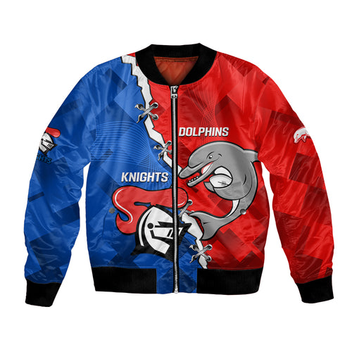 personalised-dolphins-and-knights-rugby-bomber-jacket-2023-sporty-version