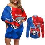 personalised-dolphins-and-knights-rugby-couples-matching-off-shoulder-short-dress-and-long-sleeve-button-shirts-2023-sporty-version