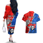 personalised-dolphins-and-knights-rugby-couples-matching-off-the-shoulder-long-sleeve-dress-and-hawaiian-shirt-2023-sporty-version