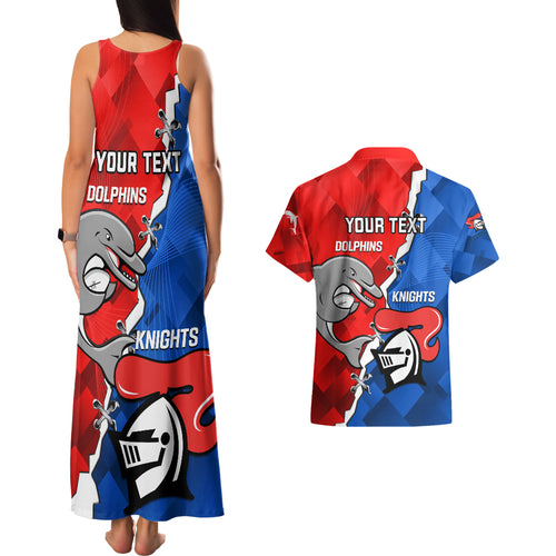 personalised-dolphins-and-knights-rugby-couples-matching-tank-maxi-dress-and-hawaiian-shirt-2023-sporty-version