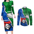 personalised-knights-and-rabbitohs-rugby-couples-matching-long-sleeve-bodycon-dress-and-long-sleeve-button-shirts-2023-sporty-version