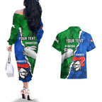 personalised-knights-and-rabbitohs-rugby-couples-matching-off-the-shoulder-long-sleeve-dress-and-hawaiian-shirt-2023-sporty-version